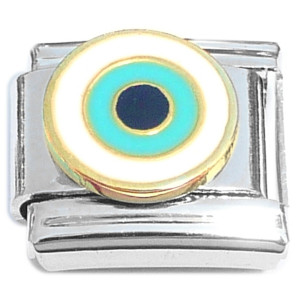 Round Evil Eye Protection Italian Charm