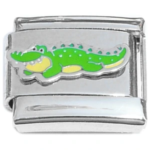 Alligator Crocodile Teeth Italian Charm