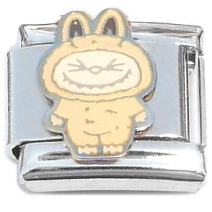 Cute Monster Eyes Closed Cream Italian Charm Cute Monster Eyes Closed Cream Italian Charm