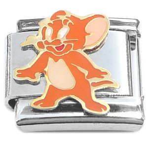 Mouse Cartoon Italian Charm Mouse Cartoon Italian Charm