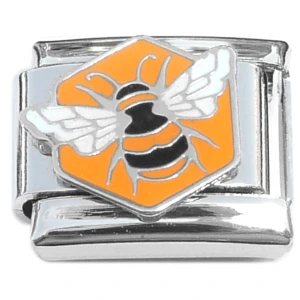 Bumble Bee Flying Italian Charm