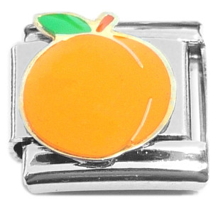 Peach Fruit Italian Charm