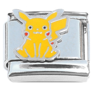 Pokemon Pikachu Sitting Italian Charm Pokemon Pikachu Sitting Italian Charm