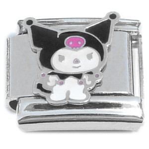 Bunny Rabbit Standing Purple Skull Italian Charm Bunny Rabbit Standing Purple Skull Italian Charm