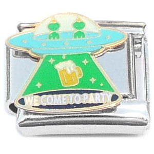 Alien Welcome to Party Italian Charm