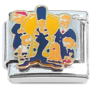 Simpsons Halloween Italian Charm Simpsons Halloween Italian Charm