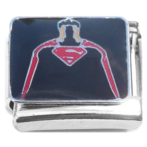 Superman Standing Italian Charm Superman Standing Italian Charm