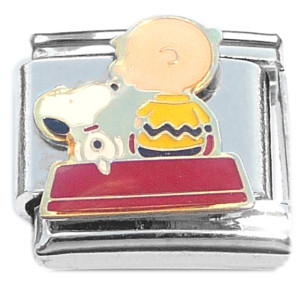 Charlie Brown Snoopy Italian Charm