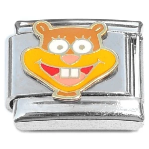 Sandy Cheeks Squirrel Italian Charm
