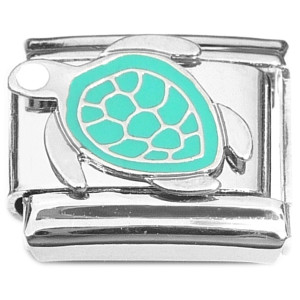 Turtle Shell Seaturtle Swim Italian Charm
