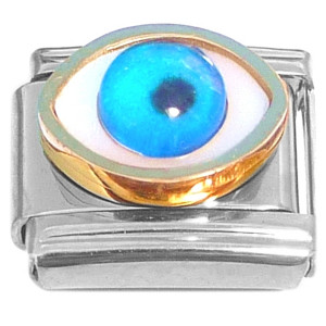 Blue Eye Italian Charm
