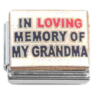 In Loving Memory of My Grandma Italian Charm