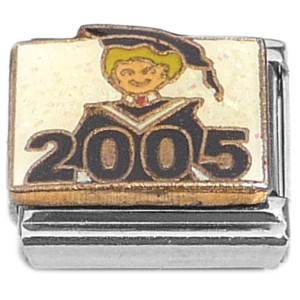 Class of 2005 Graduation Italian Charms