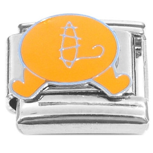 Pooh Bear Behind Italian Charm