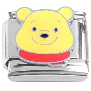 Baby Bear Cartoon Italian Charm