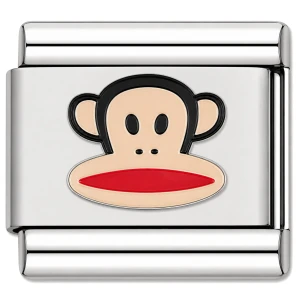 Cartoon Monkey Face Value Italian Charm