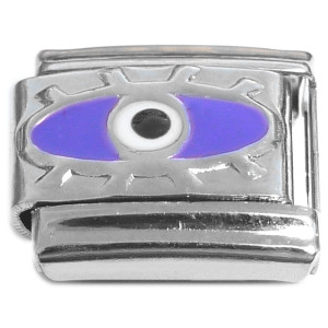 Purple Evil Eye Protection Italian Charm