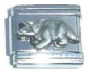 Triceratops Dinosaur Italian Charm
