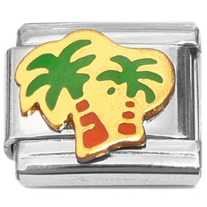 Palm Trees Italian Charm