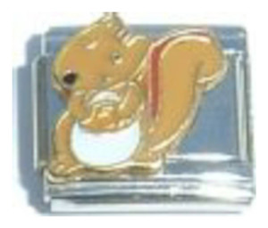 Squirrel Italian Charm