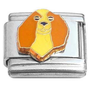 Brown Dog Italian Charm