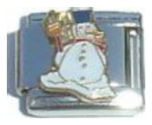 Snowman Italian Charm