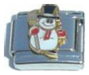 Snowman Italian Charm