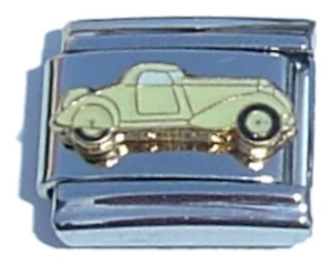 Yellow Car Italian Charm