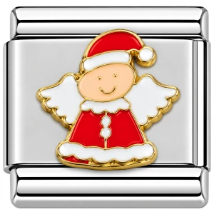 Angel In Red Italian Charm