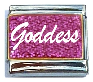Goddess Purple Italian Charm