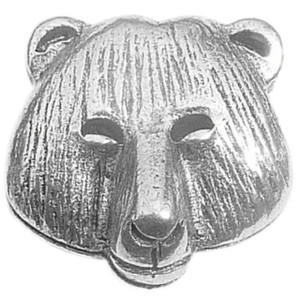 Bear Face Floating Locket Charm Bear Face Floating Locket Charm