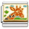 Giraffe Face Italian Charm