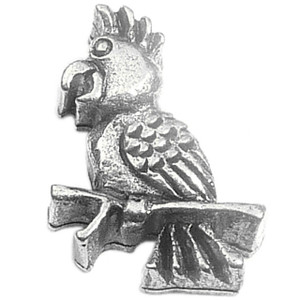 Tropical Bird Floating Locket Charm Tropical Bird Floating Locket Charm