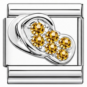 November Flip Flop Italian Charm
