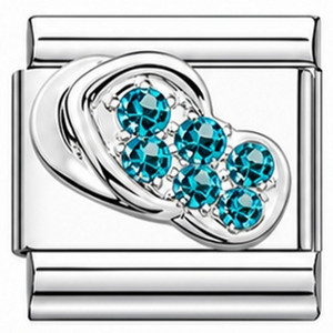 December Flip Flop Italian Charm