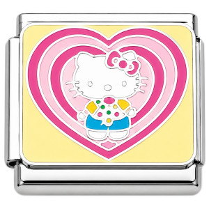 Hello Kitty Hearts Italian Charm