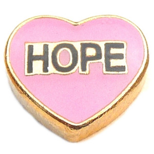 Hope Floating Locket Charm