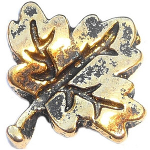 Vintage Goldtone Leaf Floating Locket Charm Vintage Goldtone Leaf Floating Locket Charm