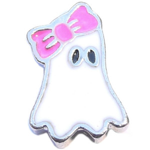 Girl Ghost Floating Locket Charm