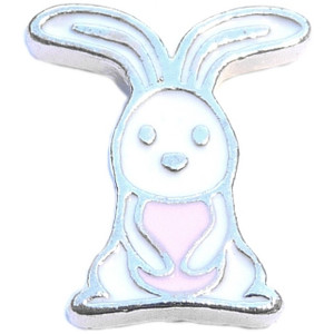 Cute Rabbit Floating Locket Charm Cute Rabbit Floating Locket Charm