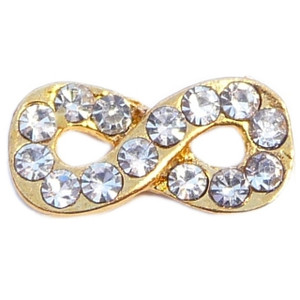 Infinity Goldtone Floating Locket Charm Infinity Goldtone Floating Locket Charm
