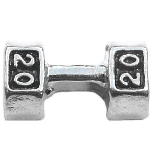 20 Pound Weight Floating Locket Charm