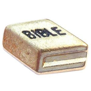 Goldtone Bible Floating Locket Charm Goldtone Bible Floating Locket Charm