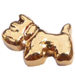 Dog Floating Locket Charm Dog Floating Locket Charm