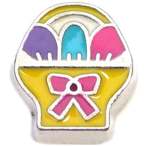 Easter Basket Floating Locket Charm Easter Basket Floating Locket Charm
