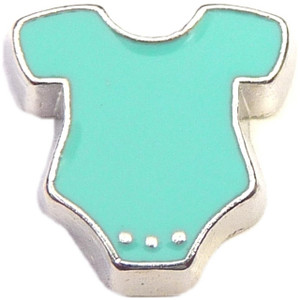 Baby Outfit Onesie Floating Locket Charm