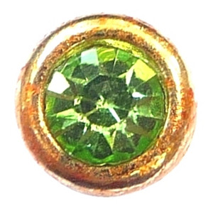 August Goldtone Bezel Floating Locket Charm August Goldtone Bezel Floating Locket Charm