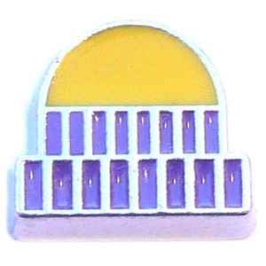 Dome Of The Rock Floating Locket Charm