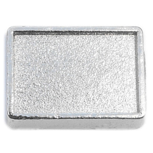 Blank Rectangle Floating Locket Charm Blank Rectangle Floating Locket Charm