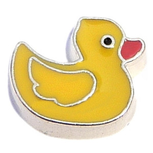 Rubber Ducky Floating Locket Charm Rubber Ducky Floating Locket Charm